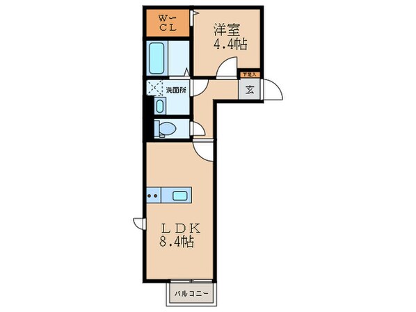 月の中の物件間取画像